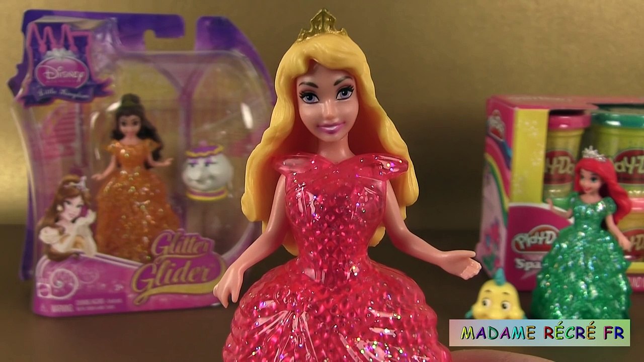 Magiclip Play Doh Robes de Princesses Disney Aurore, Ariel Techniques de pâte à modeler