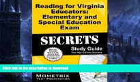 FAVORIT BOOK Reading for Virginia Educators: Elementary and Special Education Exam Secrets Study