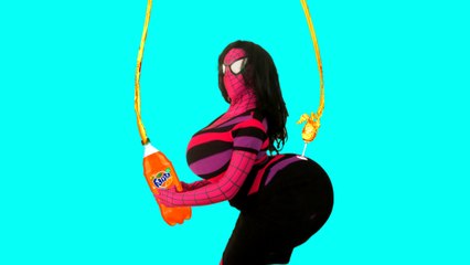 Spiderman vs Frozen Elsa vs Kat Karmashian vs BIG BUTT vs Joker - Funny Superhero Fun