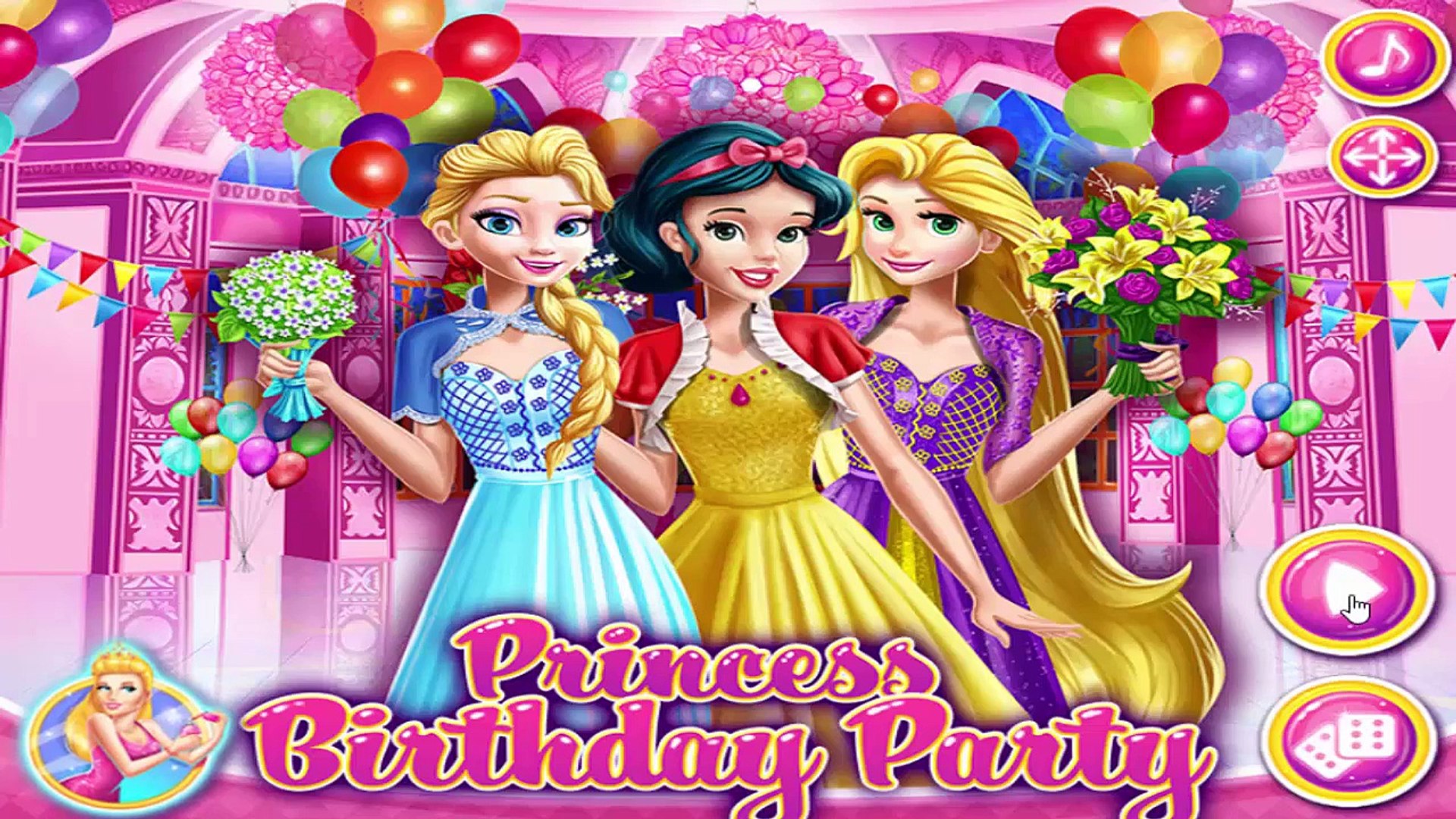 Princess Birthday Party - Kids Games Movie