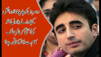 Balawal Bhutto's aunt Do Shameful Work To Earn Dollars
