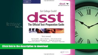 FAVORIT BOOK DSST The Official Test Preparation Guide READ EBOOK