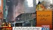 Fire engulfs building near Karachi city court