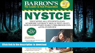 FAVORIT BOOK Barron s NYSTCE, 4th Edition: EAS / ALST / CSTs / edTPA READ PDF BOOKS ONLINE