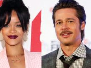Rihanna comforting Brad Pitt throughout  divorce