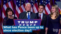 What has Mike Pence been up to, besides seeing 'Hamilton'?