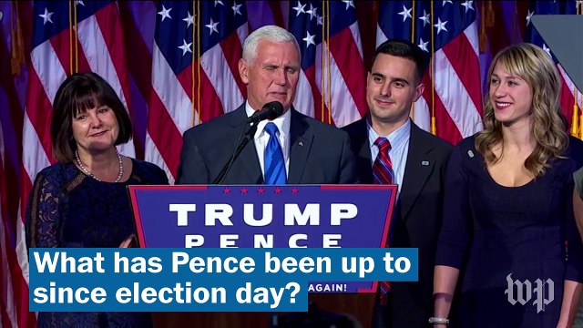 What has Mike Pence been up to, besides seeing 'Hamilton'?