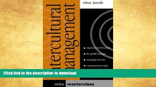 EBOOK ONLINE  Intercultural Management: MBA Masterclass (MBA Masterclass Series)  GET PDF