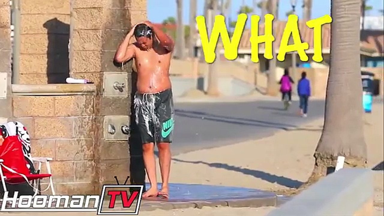 مقلب الشامبو ـ اقـوى مقـلب علـى البـنات فى شـواطئ امريــــــكا - إضحك من قلبك