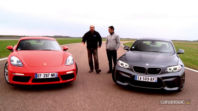 Comparatif - Les essais de Soheil ayari - BMW M2 vs Porsche Cayman S