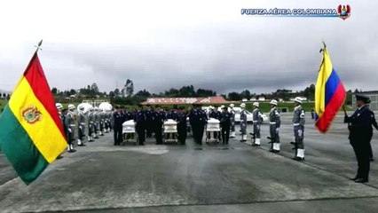 Colombie/crash: Rapatriement des victimes boliviennes