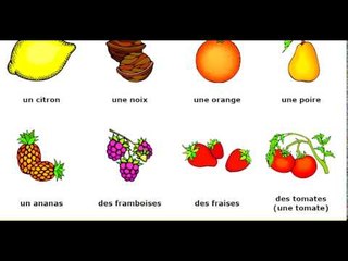 PEMET DHE PERIMET NE FRENGJISHT  -  FRUITS ET LEGUMES EN FRANÇAIS -  MESIMI 27