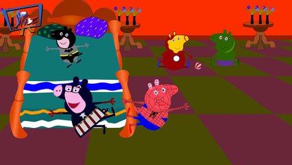 [Santa Claus] finger family songs Chú heo peppa pig và người nhện - Ca nhạc thiếu nhi nước ngoài