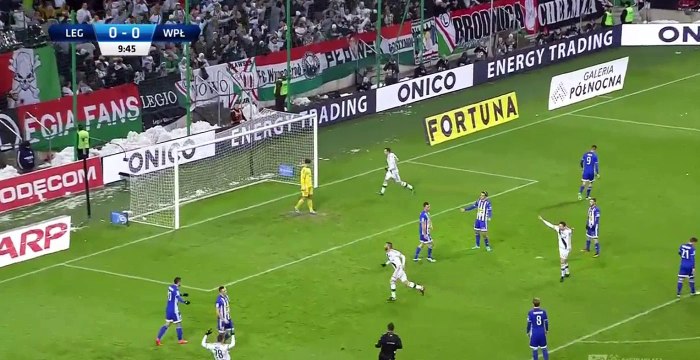 Nemanja Nikolić Goal - Legia Warsaw 1 - 0	Plock 02.11.2016 HD