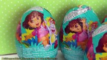 Ovos Surpresa Dora a Aventureira em português brinquedos bonecas e novelinhas toy juguetes
