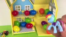 Casa de Peppa Pig con Huevos Sorpresa Surprise Eggs House Paw Patrol Patrulla Canina Frozen