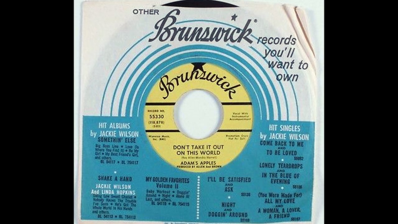 Adams Apples You Are The One I Love ((Stereo)) 1967 video Dailymotion