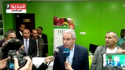 وزير التجارة فى جولة بثلاجة تبريد المنتجات الزراعية بالأقصر