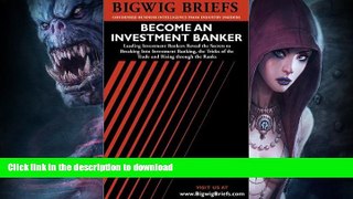 READ BOOK  Bigwig Briefs: Become an Investment Banker - The Real World Intelligence Necessary to