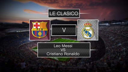 En chiffres - Le duel Messi vs Ronaldo dans les Clasicos