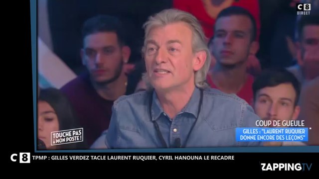 TPMP : Gilles Verdez tacle Laurent Ruquier, Cyril Hanouna le recadre ! (Vidéo)