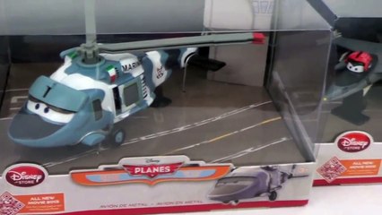Mater Rides in Helicopter Hector Vector Disney Planes Echo Bravo Deluxe Diecast by DisneyCarToys