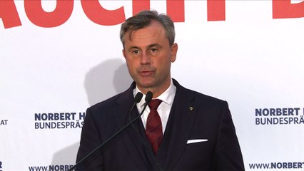Autriche: dernier meeting d'Hofer, candidat d'extrême droite