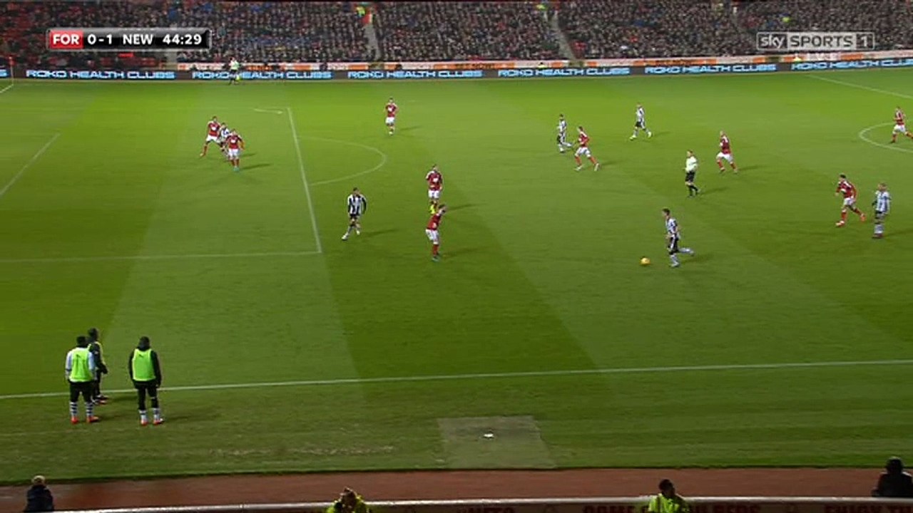 Matt Ritchie Goal HD - Nottingham 0-1 Newcastle Utd - 02.12.2016