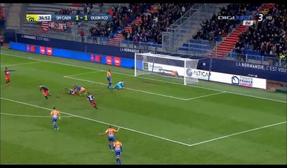 Ivan Santini Goal HD - Caen 2-1 Dijon - 02.12.2016