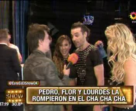 Back Pedro baile Cha cha cha en Este es el Show - 02 de Diciembre