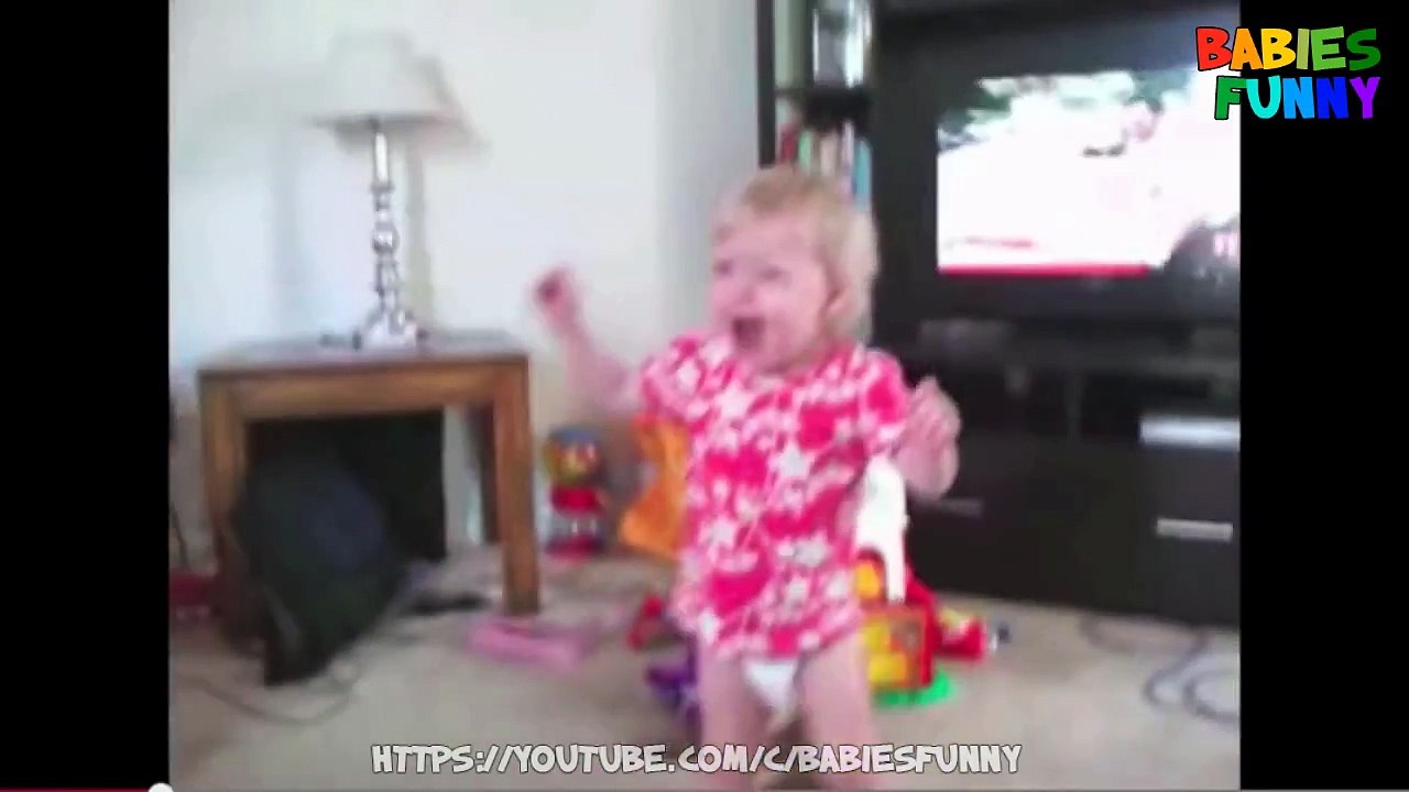 Cute Babies Happy When Daddy Comes Home