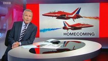 BBC1_Look North (East Yorkshire & Lincolnshire) 2Dec16 - the Red Arrows return to RAF Scampton