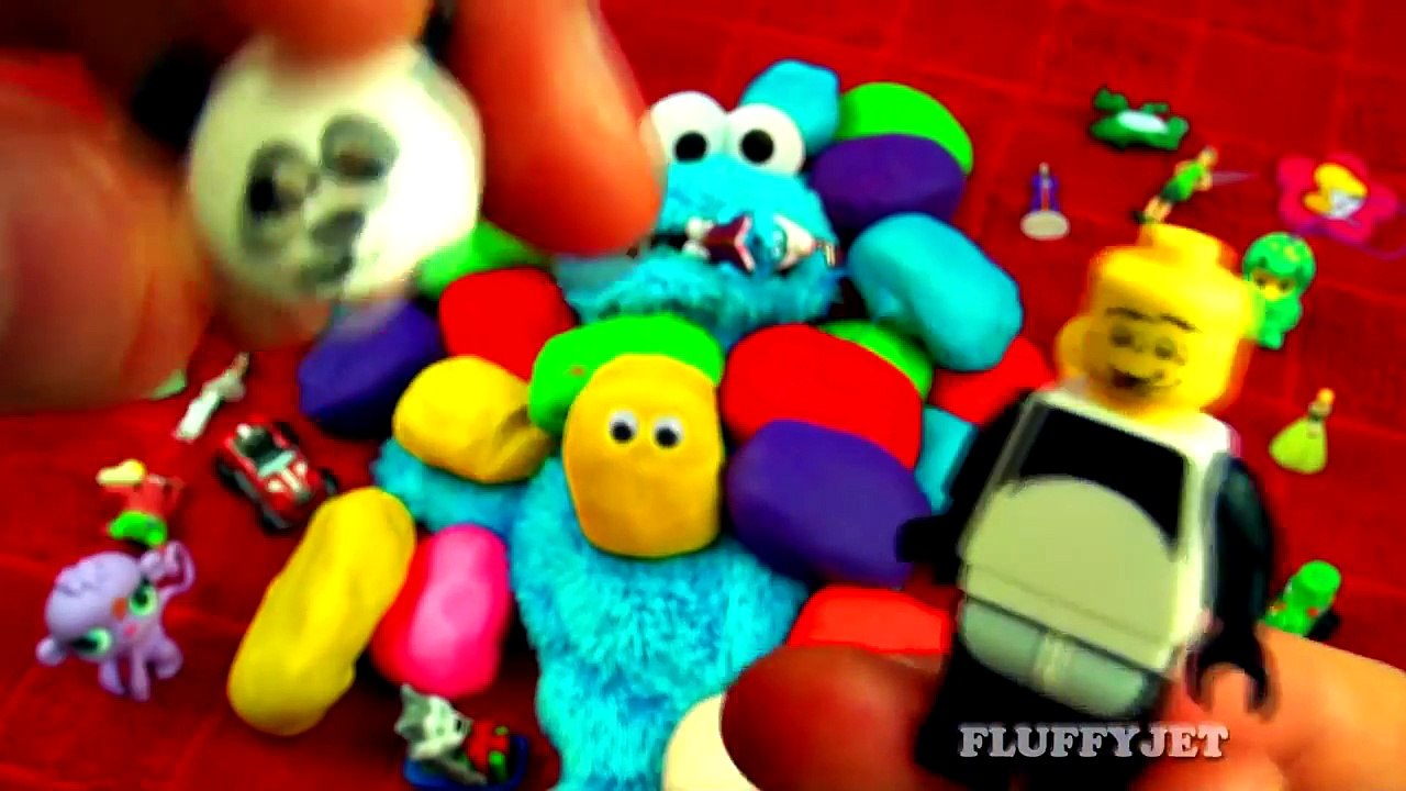 [PlayDoh.PD]Play Doh Kinder Surprise Eggs - Hello Kitty Minions Mario Disney Princess New(^_^)✔