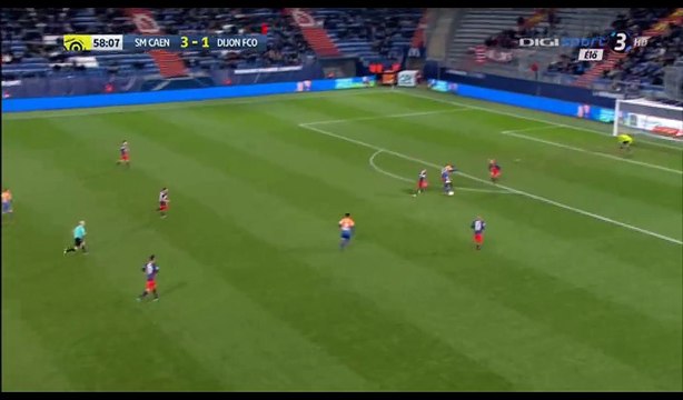 Lois Diony Goal HD - Caen 3-2 Dijon - 02.12.2016