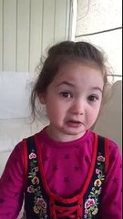 Adorable girl refuses to eat meat because she likes animals