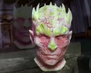 karpuzdan yapılan şekil çok ilginç ve başarılı