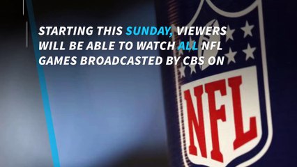 NFL games to be on CBS’s streaming service starting Sunday
