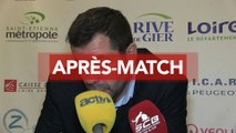 APRES-MATCH - Réaction de Laurent Pluvy après le derby SCBVG - Chorale Roanne