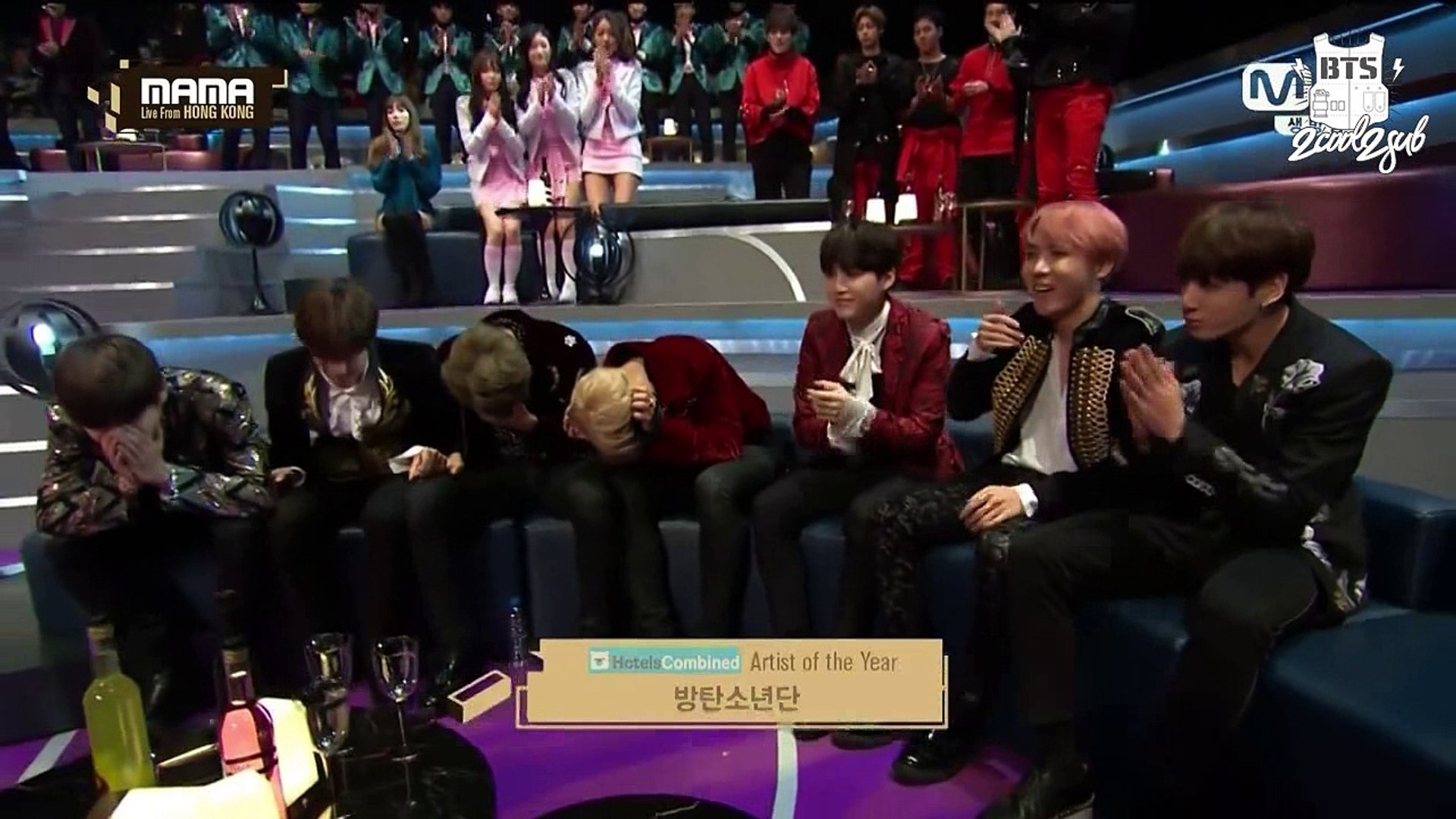 Cut 1612 16 Mama Artist Of The Year Daesang Bts Vostfr Video Dailymotion