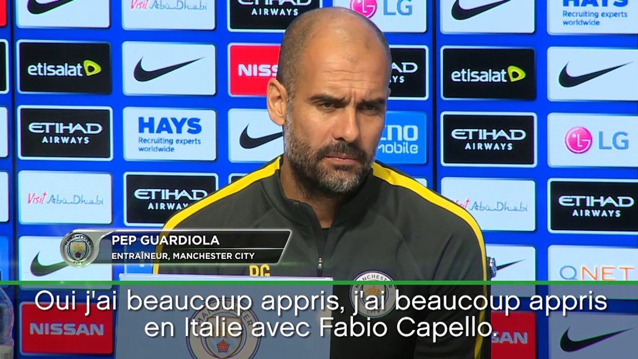 14e j. - Guardiola : "Conte est l'un des meilleurs entraineurs du monde"
