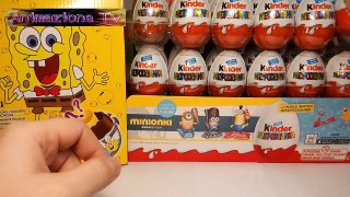 Unboxing 72 Surprise Eggs Kinder Surprise Minions - Uova sorpresa Minions | Ovetti Minions in Ita