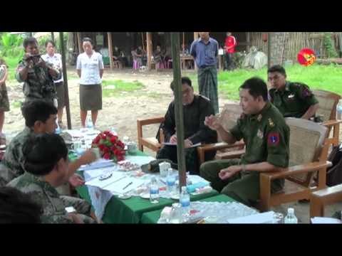 KIA meets Burmese Army
