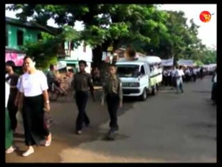 Vesak, the day of Pouring water on Bodhi Trees