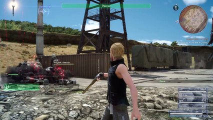 FINAL FANTASY XV Cheesing the early boss