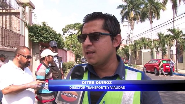 Señalizan zonas de parqueo en San Pedro Sula