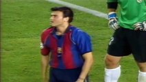 الشوط الثاني مباراة ريال مدريد و برشلونة 2-0 نصف نهائي دوري الابطال 2002