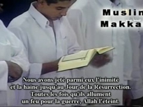 Sudais en 2002 Ma idah V. 59-71