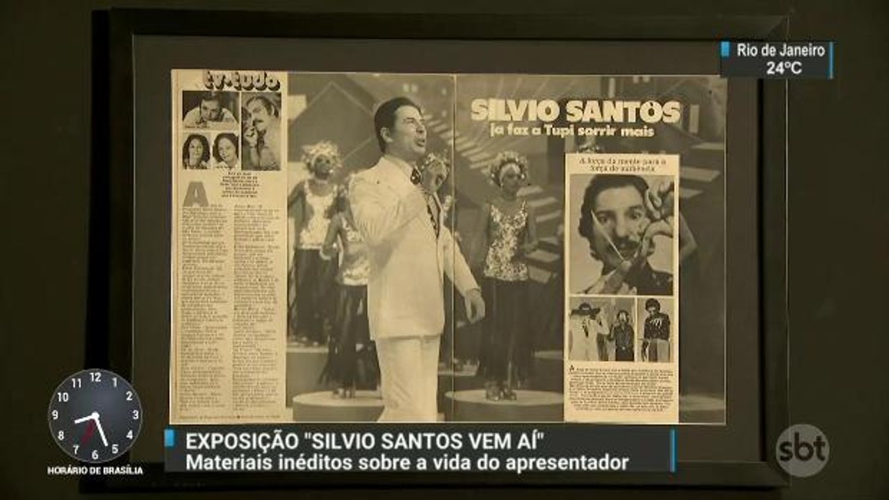 Silvio Santos é tema de exposição que será aberta ao público no dia 7 de dezembro