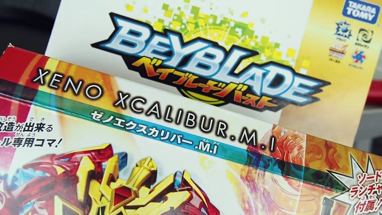 Xeno Xcalibur .M.I Starter (B-48) Unboxing & Review! - Beyblade Burst!