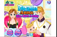 Anna und Elsa deutsch - Gefrorene Anna Geben Geburt Zu Einem Baby - Spiele für Mädchen